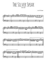 Téléchargez l'arrangement pour piano de la partition de irlande-the-silver-spear en PDF